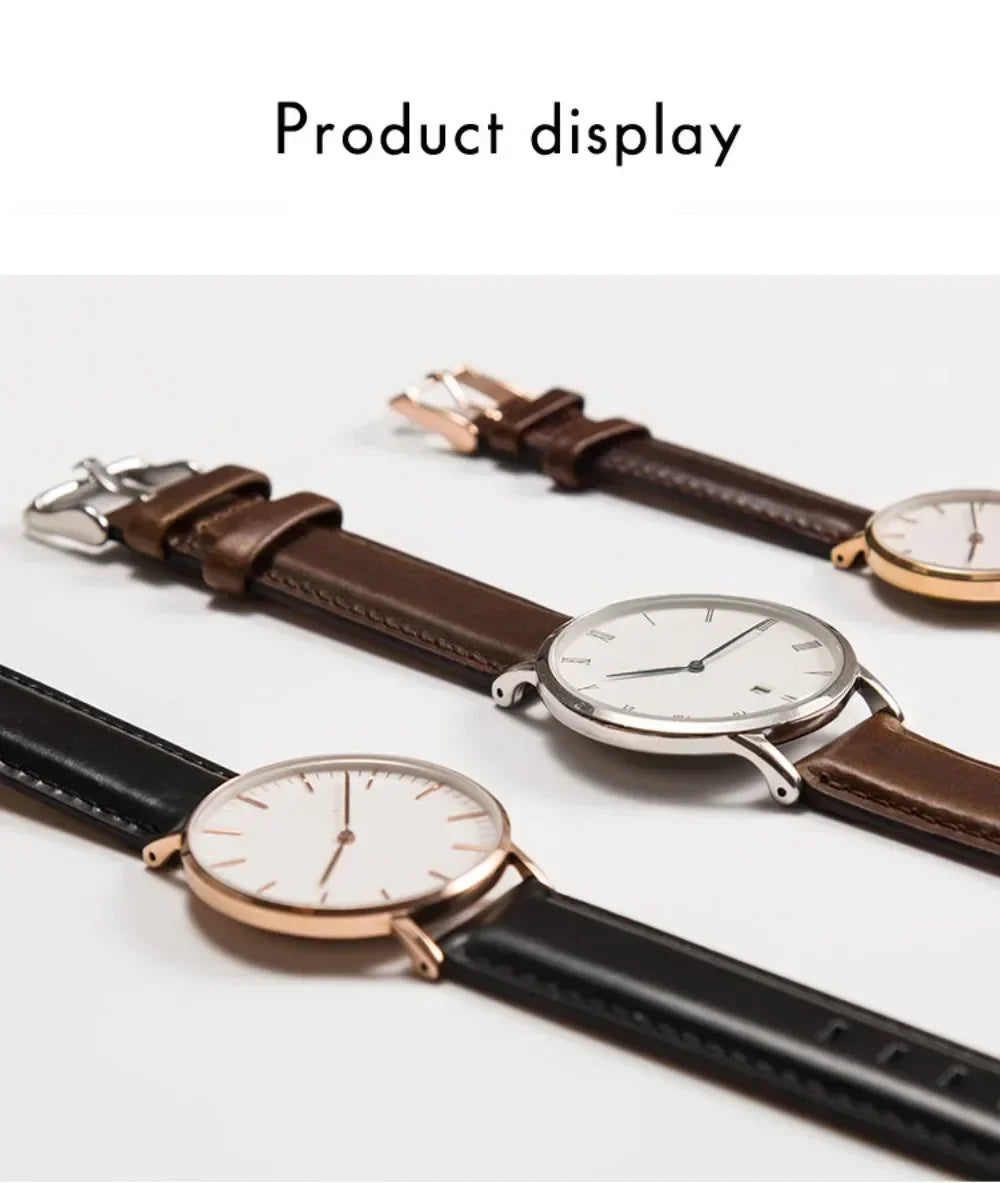 Universal Leather Strap for DW Daniel Wellington Watch Band 17mm 18mm 20mm 22mm Meninos Assistem Genuine Leather Watchband