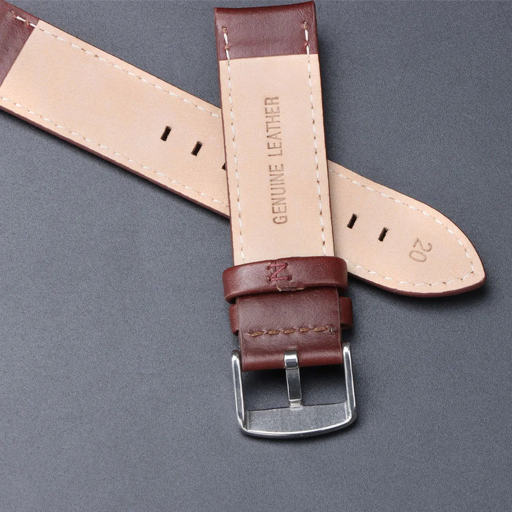 Universal Leather Strap for DW Daniel Wellington Watch Band 17mm 18mm 20mm 22mm Meninos Assistem Genuine Leather Watchband