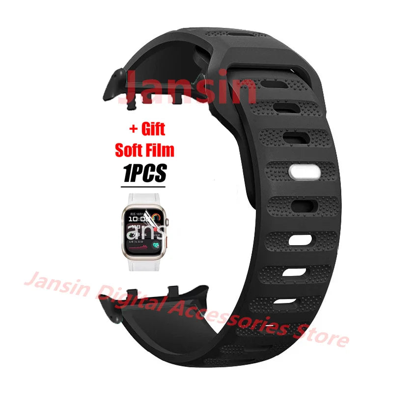 Silicone Band For Huawei Watch D2 Correa Screen Protector Film For Huawei Watch D2 Bracelet Replaceable Sport Band Accessories