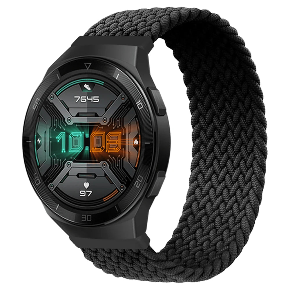 Braided Solo Loop Strap for Huawei Watch GT2E Bracelet Watch Band Correa Wristband for Huawei GT 2E Replacement Accessories