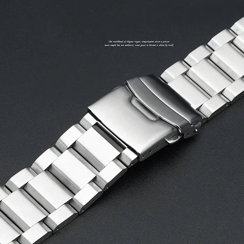Metal Strap Stainless Steel Bracelet for Seiko Watch Luxury Buckle for SEIKO Wristband 19mm 21mm 25mm 18mm 20mm 22mm 24mm