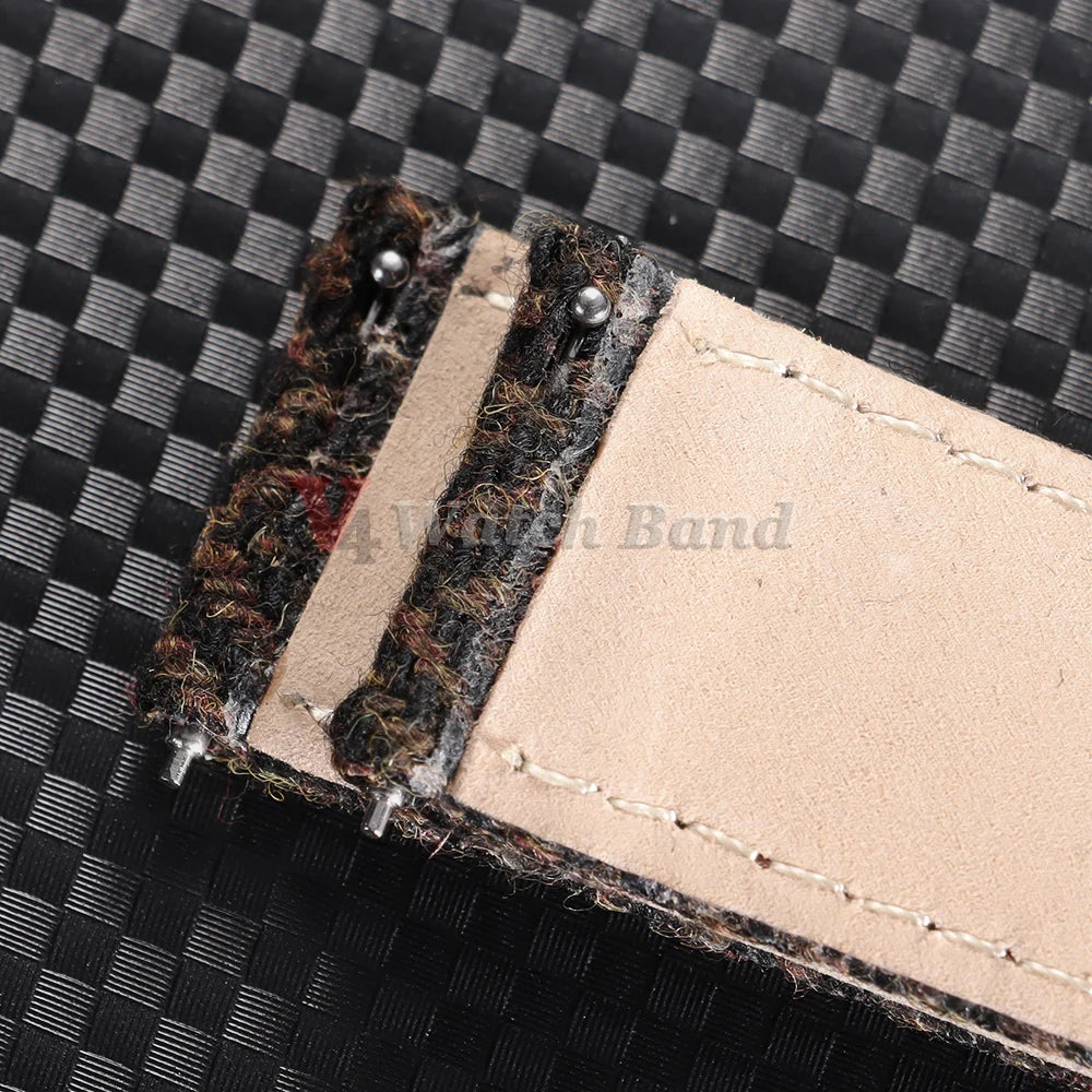 18mm 20mm 22mm High Quality Sailcloth Watch Strap Two-Sided Nylon Cowhide Watchband Quick Release Band Sport Wrist Belt for Men