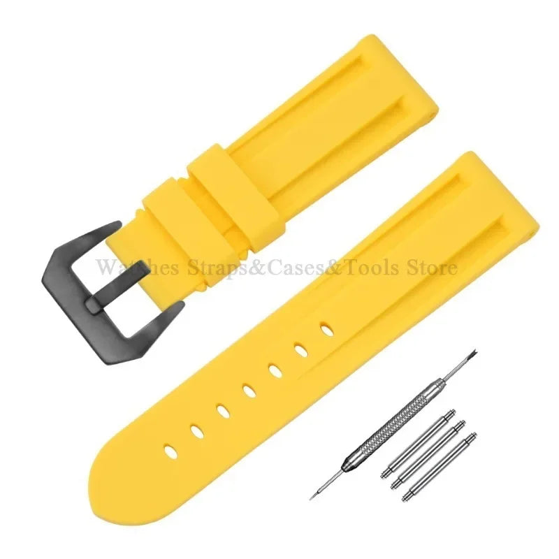 Camouflage Rubber Strap For Panerai Band 20mm 22mm 24mm 26mm Silicone MenSport Waterproof Wristband For Omega Universal Bracelet