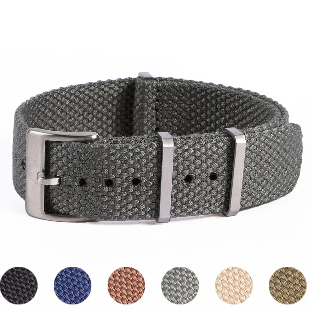 Cotton Nylon Strap for Seiko Braid Wristband 20/22mm Soft Watchband Military Sport Bracelet for Omega Seamaster 007 for Citizen