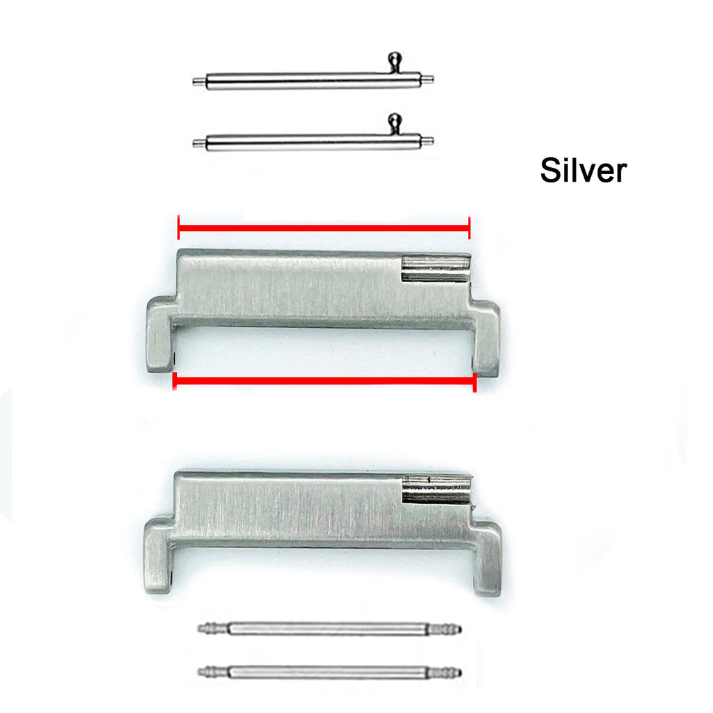 Watch Strap Adapter 20mm-22mm Spring Bars To Quick Release Pins Band Connectors for Samsung Galaxy Watch 3 Watchband Accessories