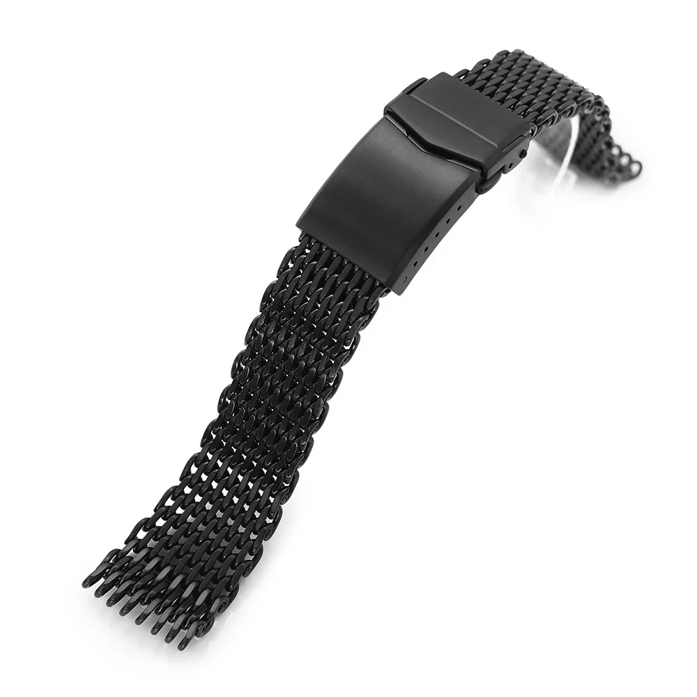 Luxury Milanese Loop 4.5mm Shark Mesh Strap for Casio MDV106 Watch Band for Seiko SKX007 Solid Buckle Watchband men Accessories