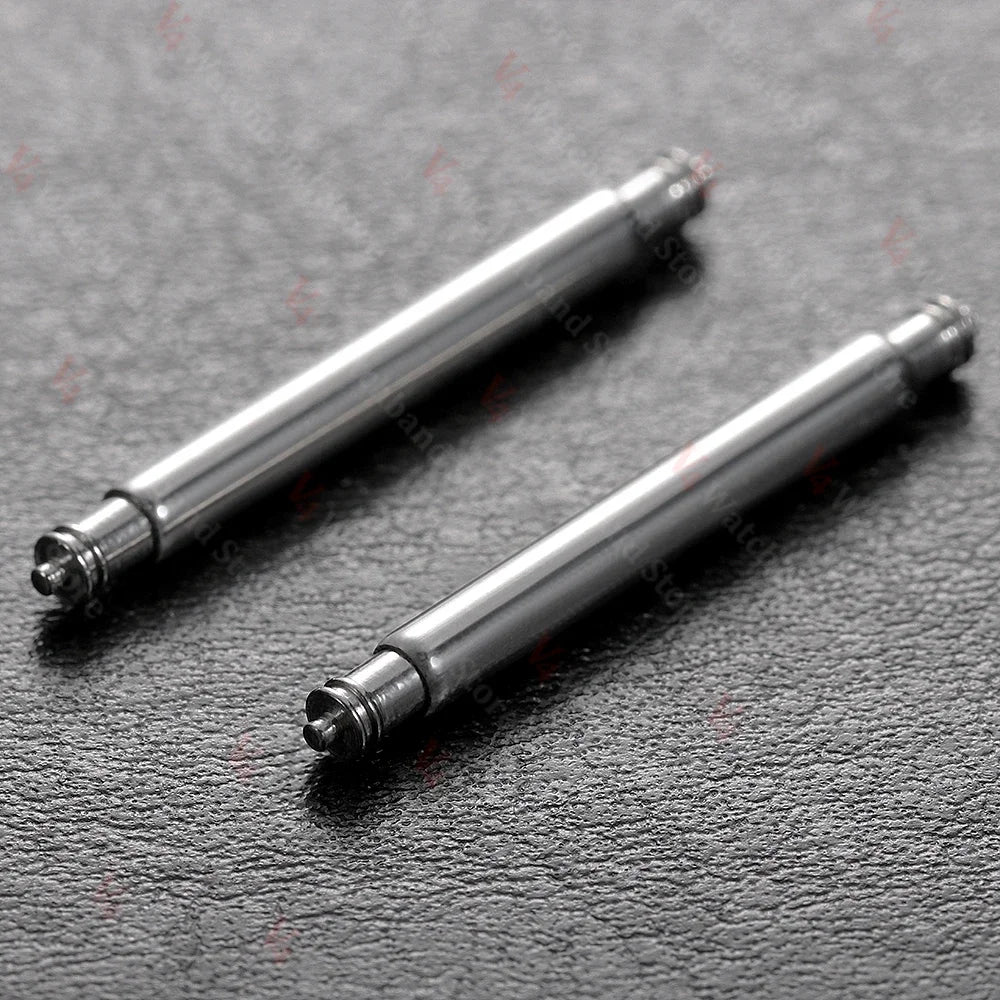 20pcs 1.5/1.8/2.0/2.5mm Diameter Watch Band Pins 16/18/20/22/24mm Spring Pin Watch Repair Tool Metal Steel Spring Bars Link Pins