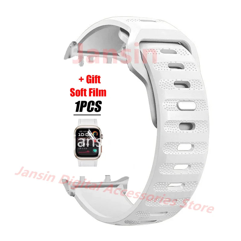 Silicone Band For Huawei Watch D2 Correa Screen Protector Film For Huawei Watch D2 Bracelet Replaceable Sport Band Accessories