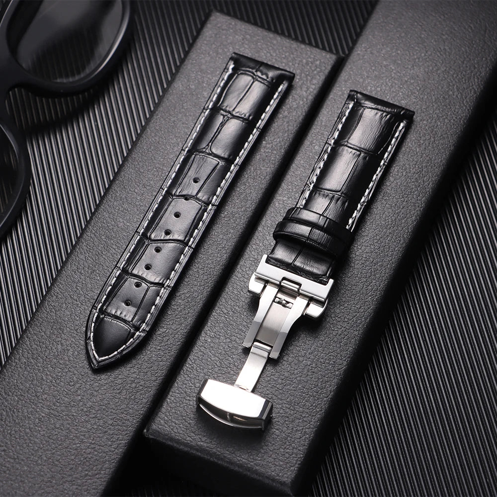 13mm 15mm 17mm 19mm 21mm 23mm Universal Leather Watch Strap Watchband for Men Women 12mm 14mm 16mm 18mm  20mm  22mm Watch Band