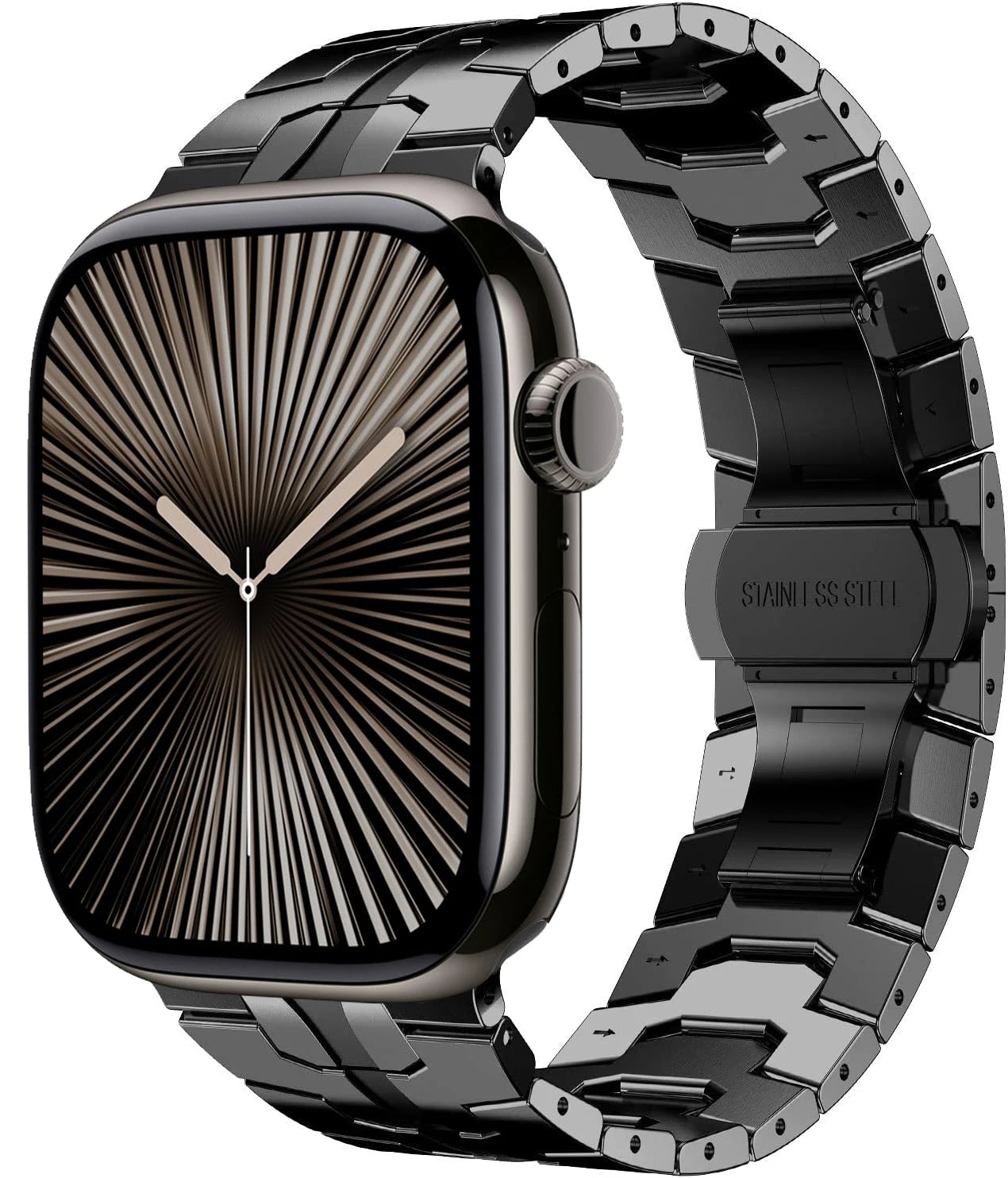 For Apple Watch Series 10 46mm Strap Stainless Steel Bracelet For Iwatch 10 9 Ultra 49mm 42mm 45mm Correa Metal Business Correa