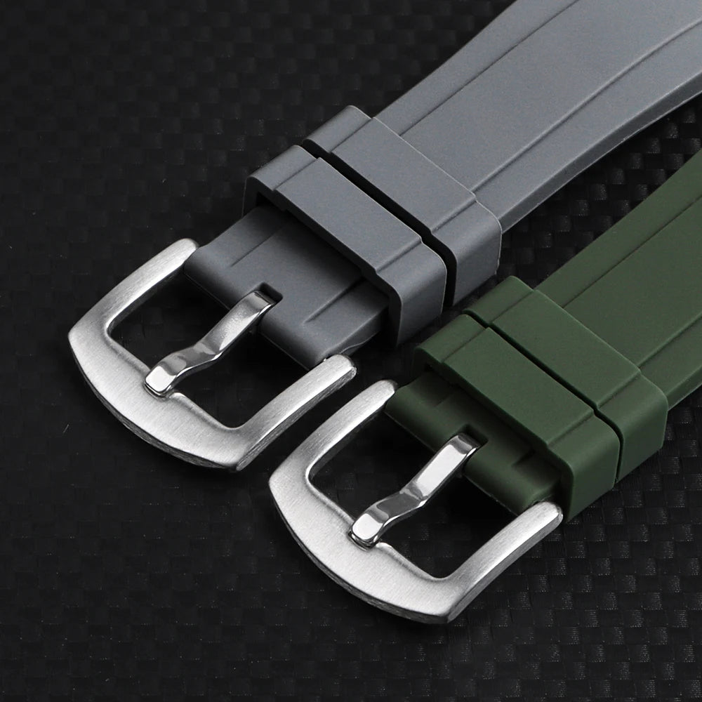 Universal Watrproof Rubber Strap for Rolex 20mm 22mm for Armani for Omega Wristbelt Sport Silicone Watch Band for Seiko Bracelet