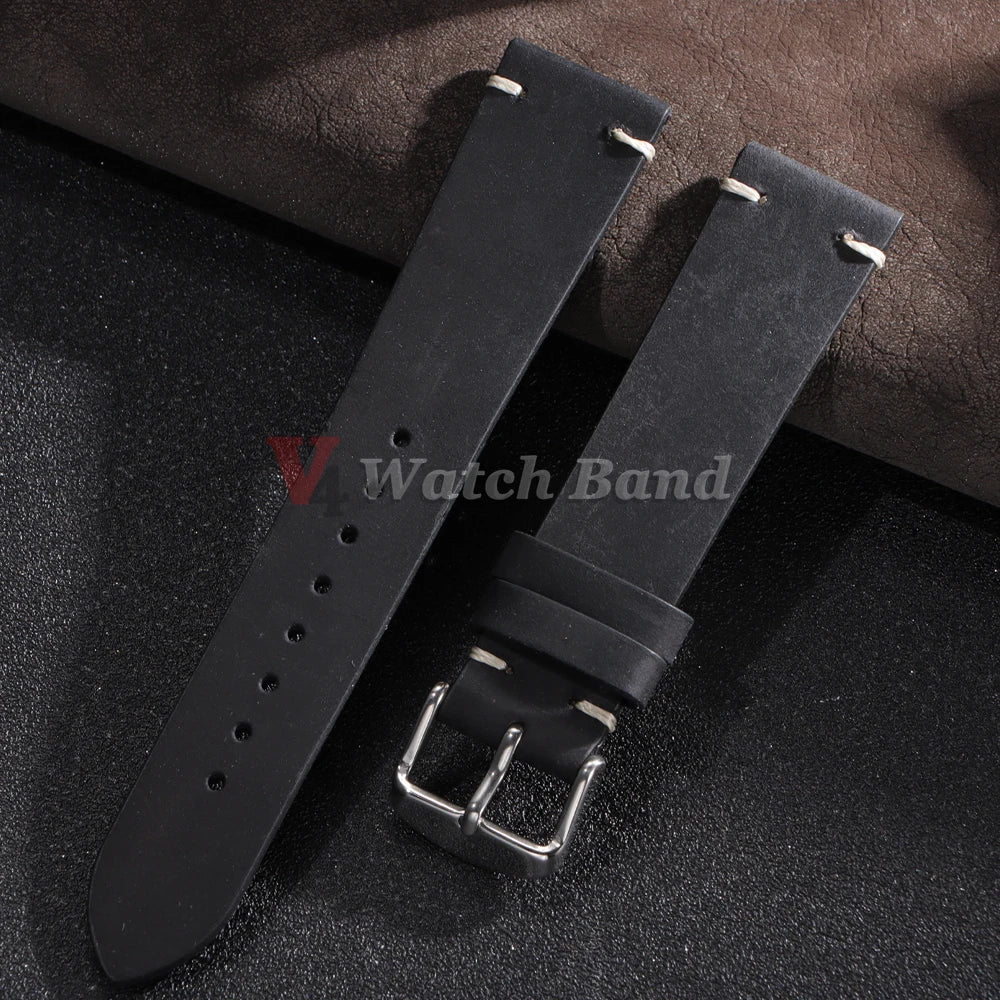 18mm 20mm 21mm 22mm 24mm Vintage Retro Strap for Huawei Gt2 Gt3 Watch Band for Samsung Galaxy Universal Bracelet Accessories