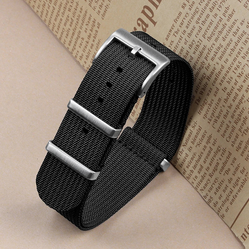 Braided Nylon Watch Band 18mm 20mm 22mm Watch Straps for Oemga Army Bracelet Military Watch Strap for Seiko Men Women Watchbands