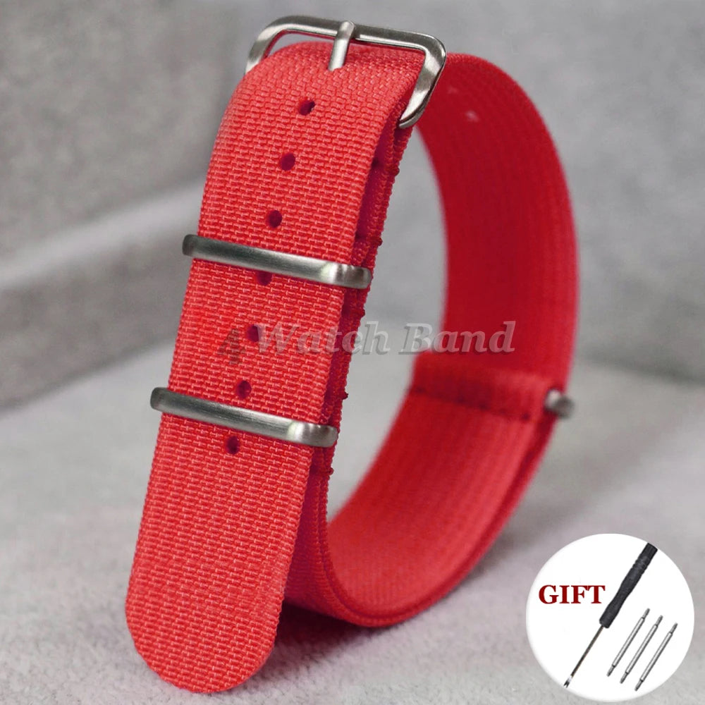 High Quality Nylon Watch Band for Omega 20mm 22mm 18mm Strap for Seiko Military Casual Watchband Army Sport  Bracelet  Replace