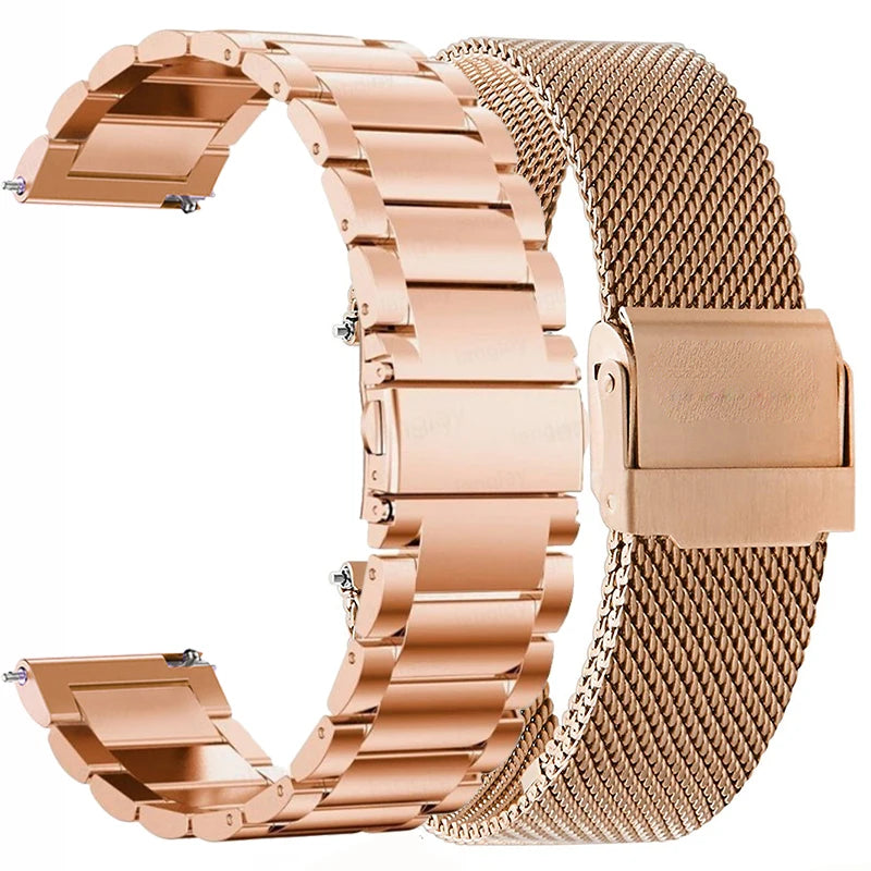 Stainless Strap for Samsung Galaxy Watch 3/4/5/6 Wristband Metal Bracelet for Huawei Watch GT2 Pro GT 2 46mm Smart Band Bracelet