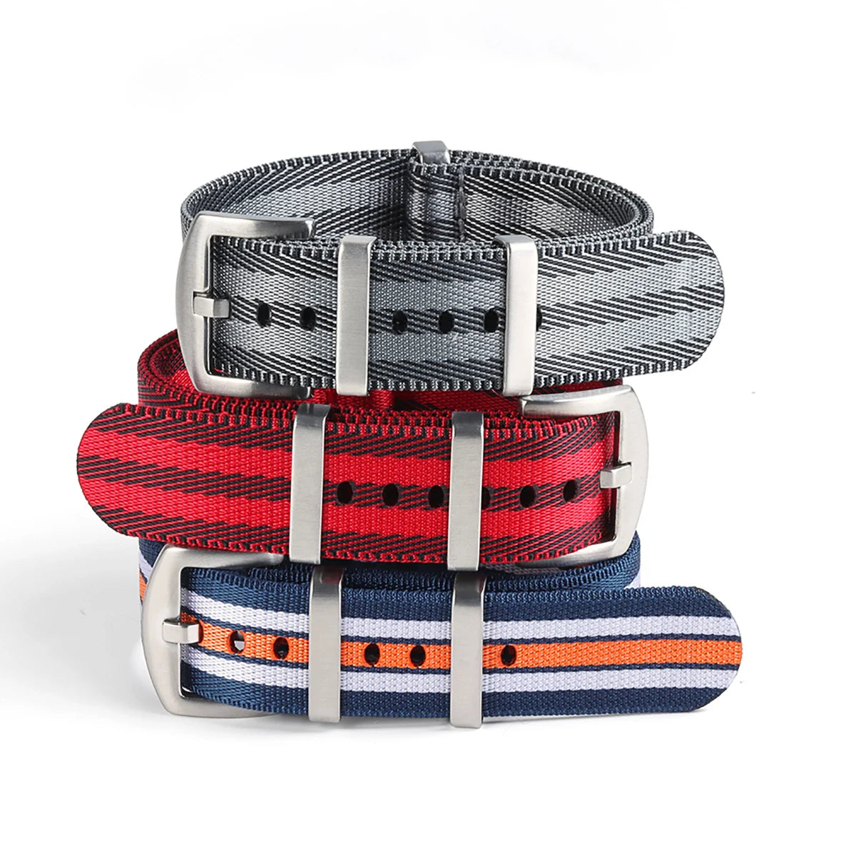 High Density Nylon Watch Band for Omega Bracelet for Huami Amazfit GTS for Seiko for Tudor Military Strap for Samsung Galaxy