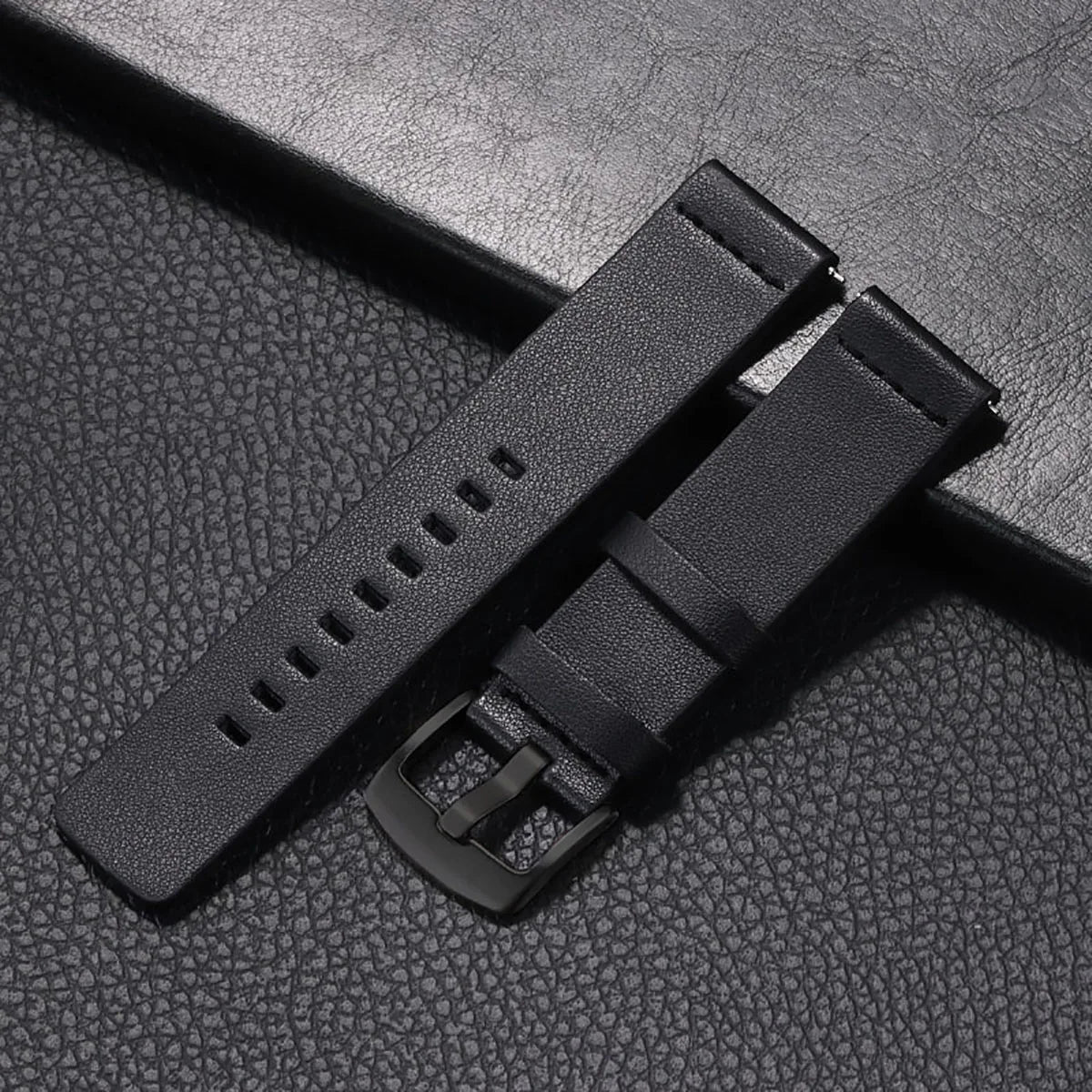 20mm 22mm Watch band Quick release Leather Strap for Samsung Galaxy Watch 3 Active2 40 44mm huawei watch gt 2 WatchBand 24 18mm