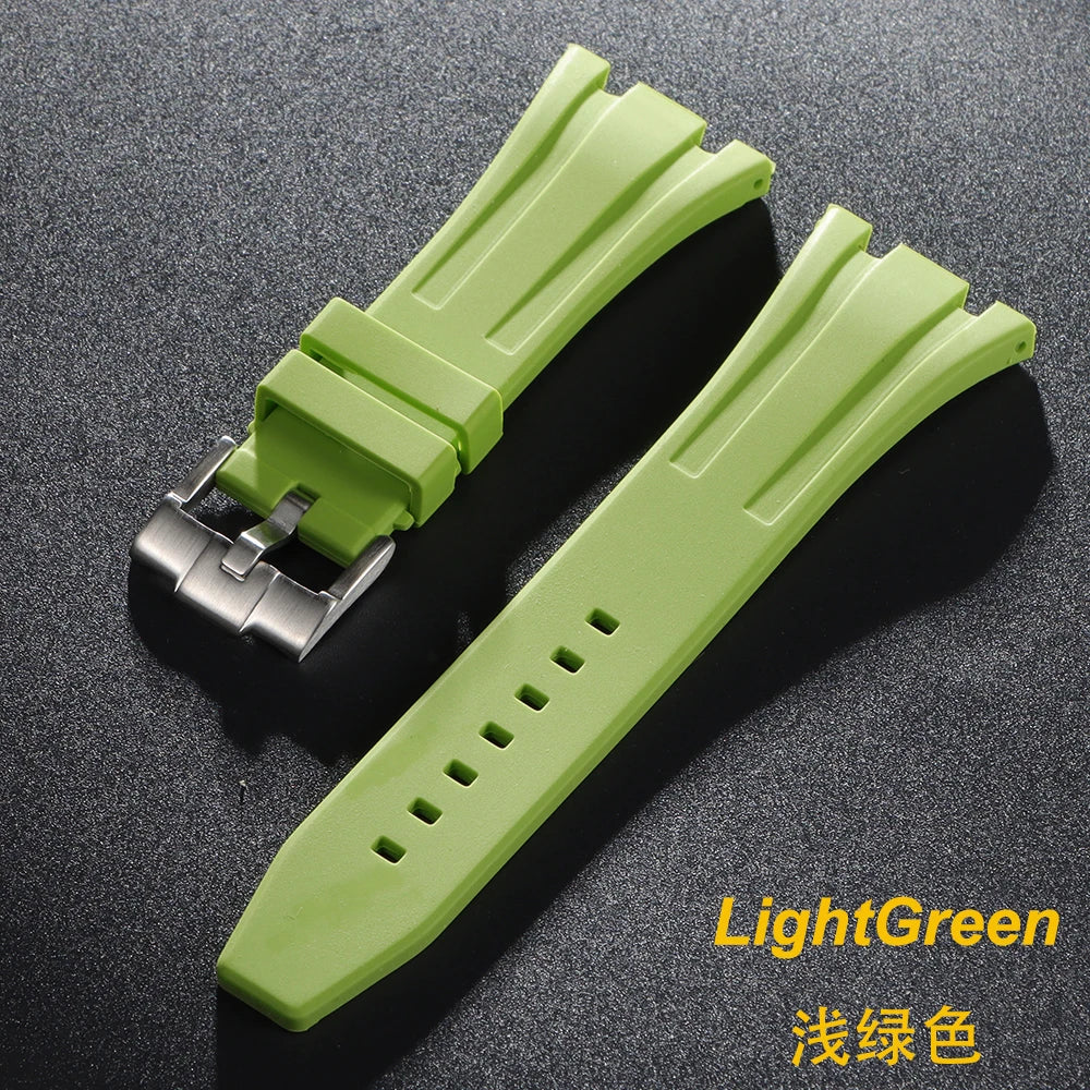 27/28/30mm Silicone Watchband for AP for royal oak offshore Replacement Bracelet Wristband for 15703 Sports Waterproof Straps