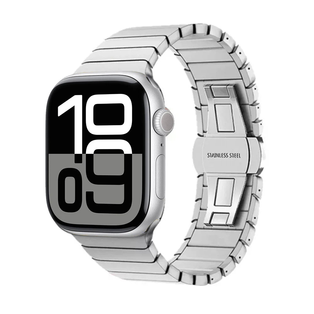 Stainless Steel Bracelet For Apple Watch Ultra 3 49mm Series 10 11 46 42mm Strap Metal Correa For Iwatch SE3 40mm 44mm 45mm 41mm