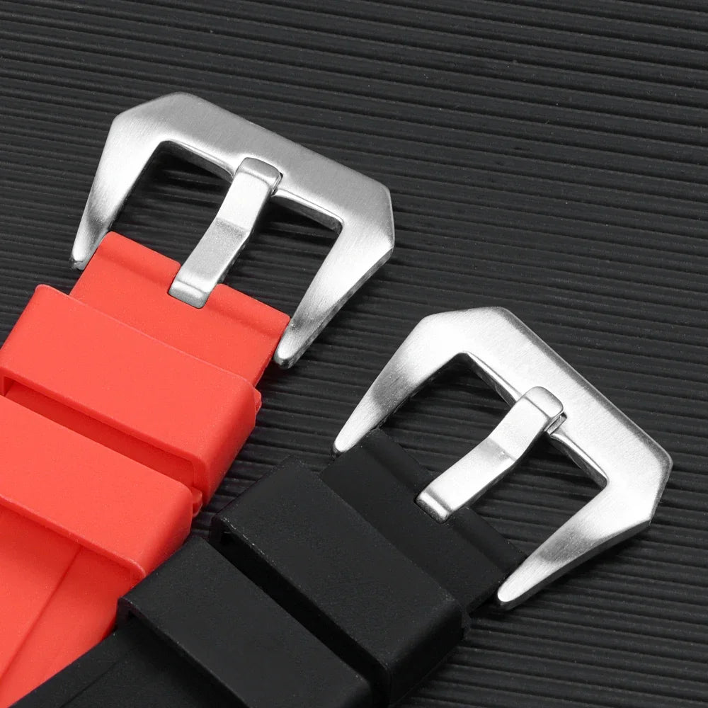 20 22mm 24mm 26mm Strap for Panerai PAM Watch Band for Omega for Seiko Quick Release Silicone Wristband for Casio Sport Bracelet