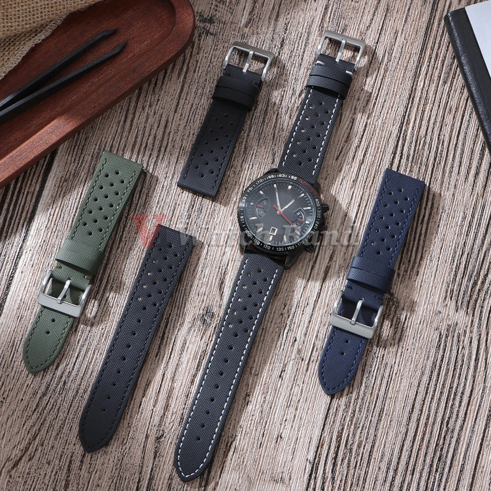 18/20/22mm Nylon Quick Release Waterproof Oxford Watchbands Sailcloth Straps for Omega for Blancpain for Seiko Watches Men Women