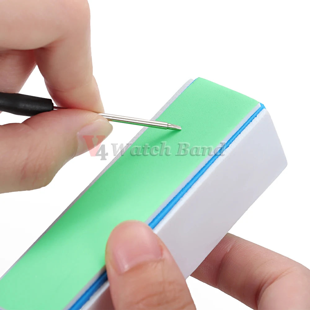 1/2/4pcs Watch Cleaner Rod for Watchmaker Accessories Tools 4 Sides Mesh Polishing Files Wrist Watch Parts Cleaning Polish Tools