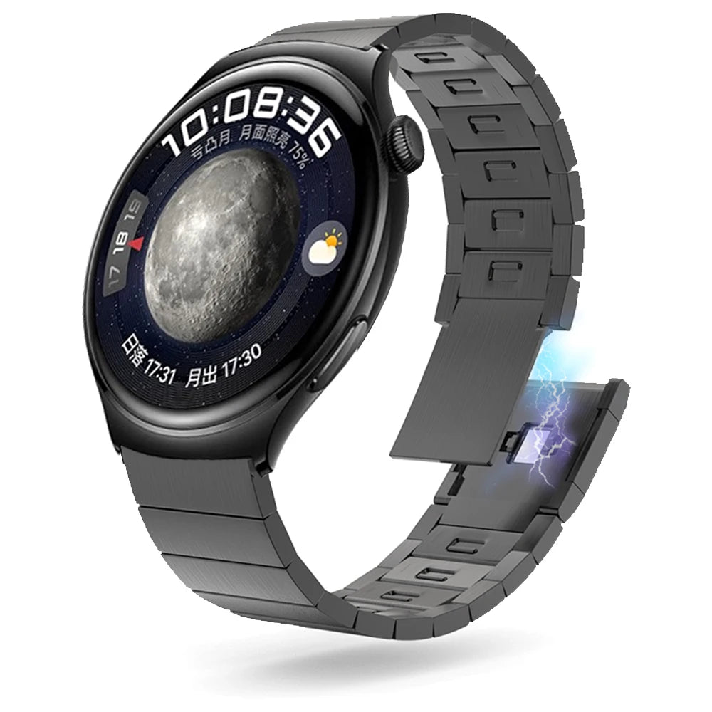 Metal Magnetic Band for Huawei Watch 4 Pro Stainless Steel Strap For Huawei Watch 4 Pro Luxury WatchBand Replacement Accessories