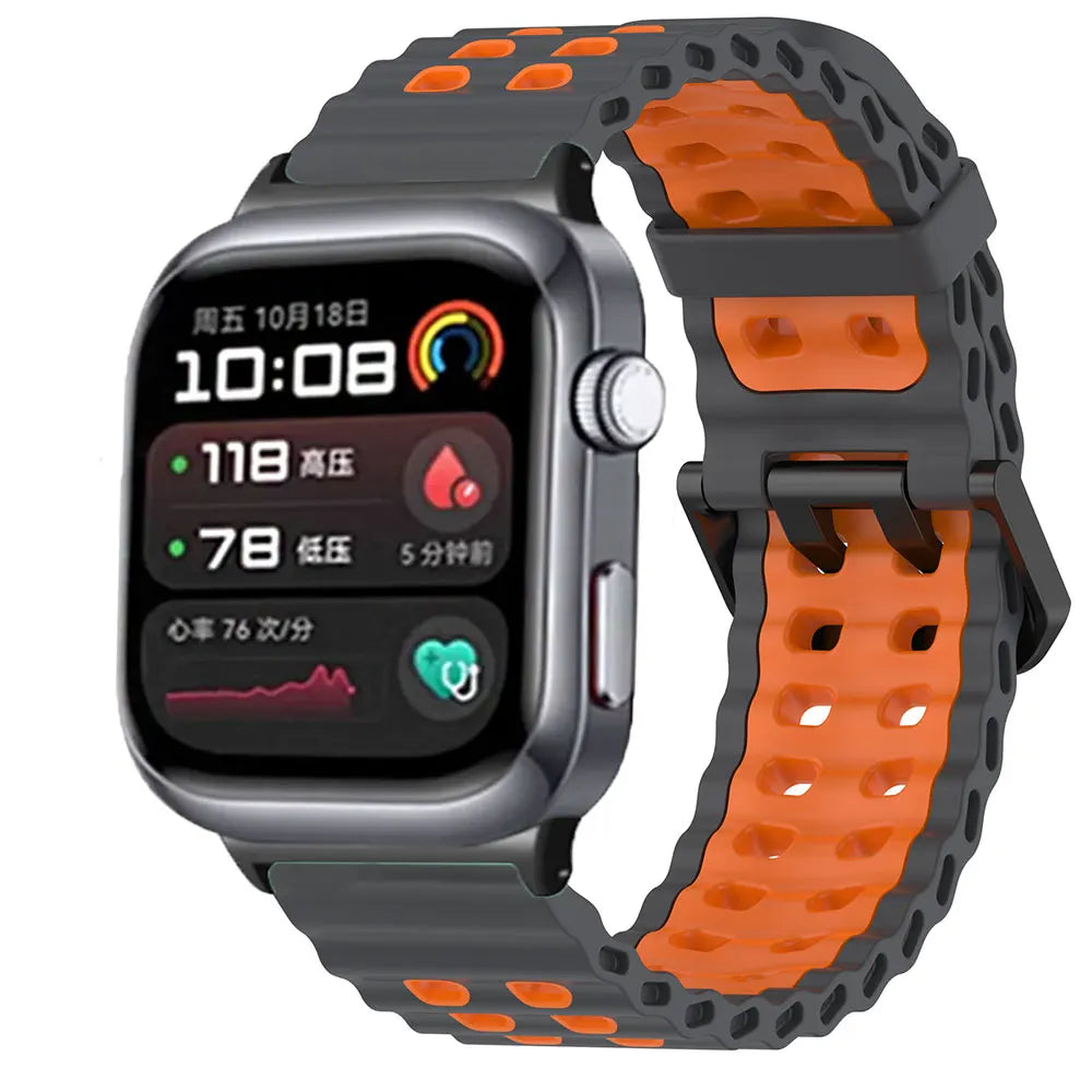 For Huawei Watch D2 Strap Silicone Wristband Accessories Correa For Huawei Watch D2 Smartwatch Bracelet Metal Connector Band