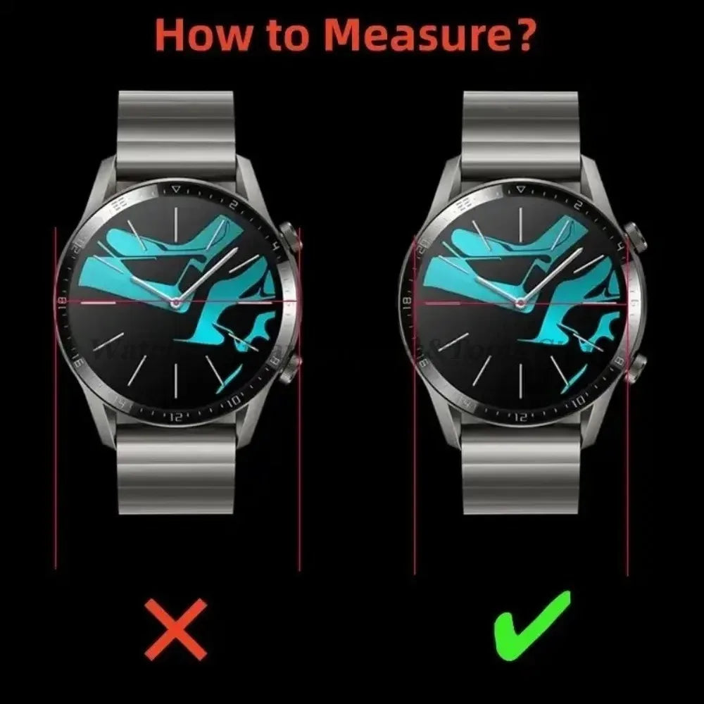 26-43mm Tempered Glass Smart Watch Screen Protector Protective Film Universal 28mm 30mm 32mm 38mm 40mm 41mm 42mm Diameter 2/5pcs