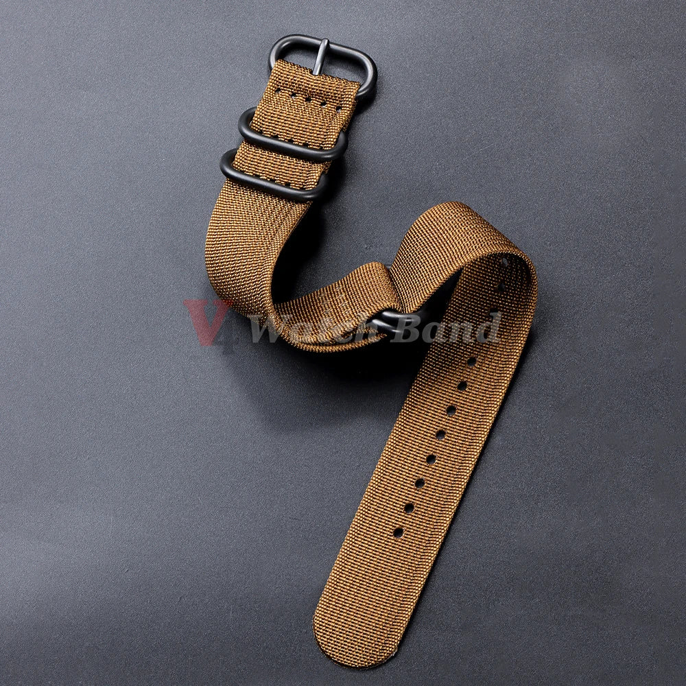 High Quality Durable Nylon Watch Band for Omega Strap for Seiko Military Casual Bands Replace Army Sport Bracelet 20mm 22mm 18mm
