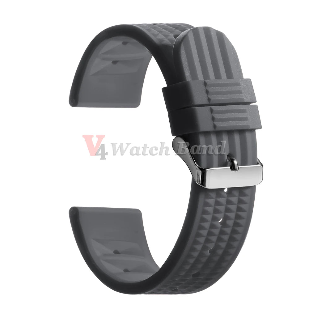 Rubber Strap 20mm 22mm for Omega for Rolex Bracelet Universal Men Diver Silicone Waterproof Sport for Seiko 5 SKX007 Watchband