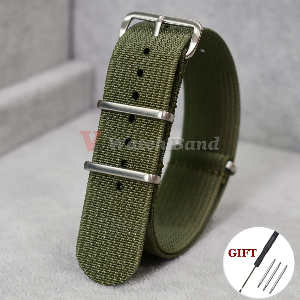 High Quality Nylon Watch Band for Omega 20mm 22mm 18mm Strap for Seiko Military Casual Watchband Army Sport  Bracelet  Replace