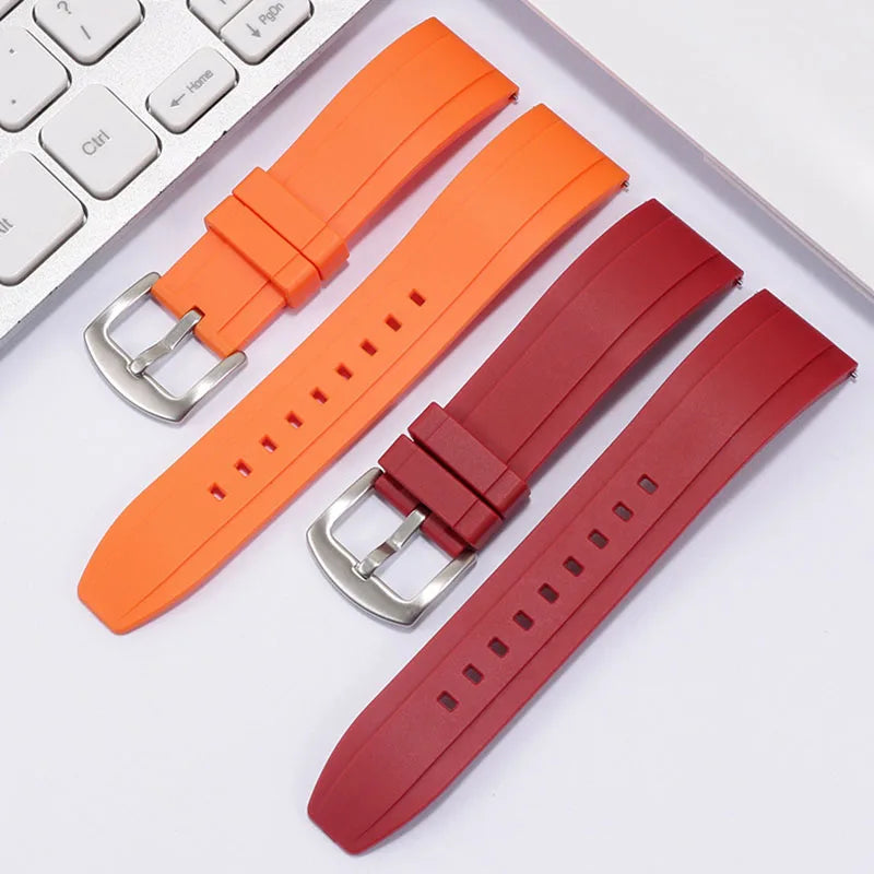 Quick Release Rubber Watch Strap for Citizen for Seiko20mm 22mm 24mm Premium Silicone Band for Omega Replace Bracelet for Tissot