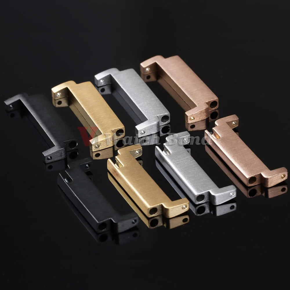 2pcs Quick Release Pins Connectors Strap Adapters 20mm To 18mm 20mm 22mm To 22mm 22mm To 20mm Watch Band Spring Bars Accessories