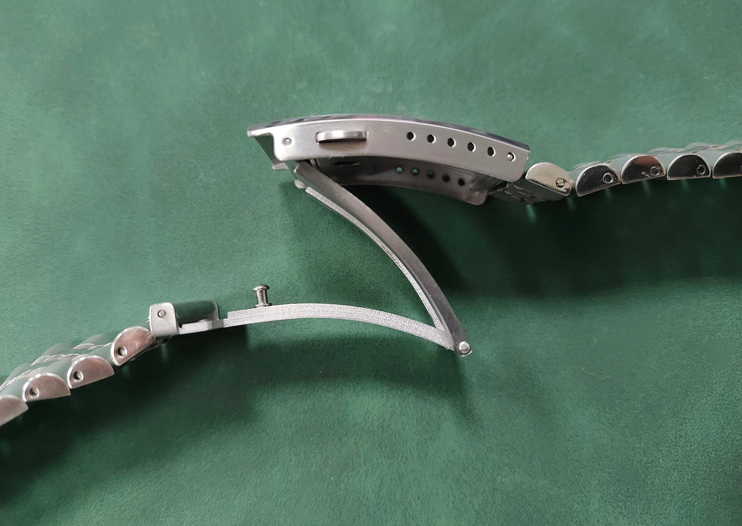 Extended Watch Buckle for Seiko Luxury Folding Safety Milled Clasp Replacement Watch Band Stainless Steel Clasp18mm 20mm 22mm