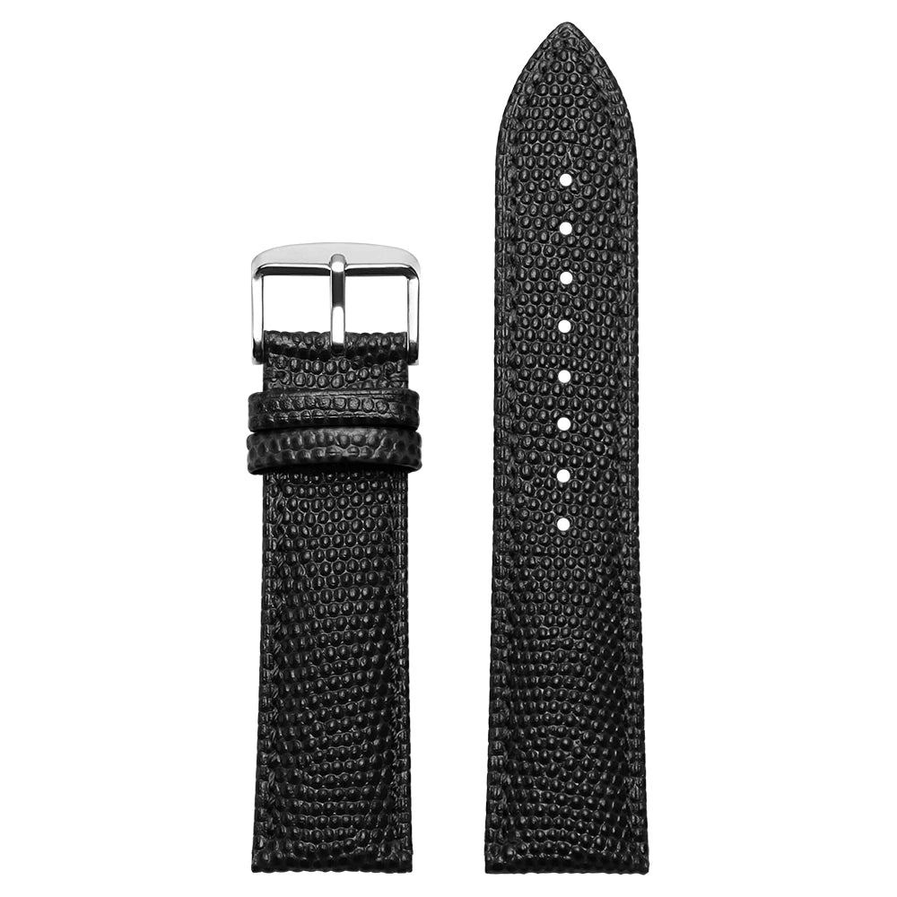 Cowhide Watch Strap Men Bracelets 14mm 15mm 16mm 18mm 19mm 20mm 21mm 22mm Lizard Pattern Leather Watch Band For Seiko For Omega