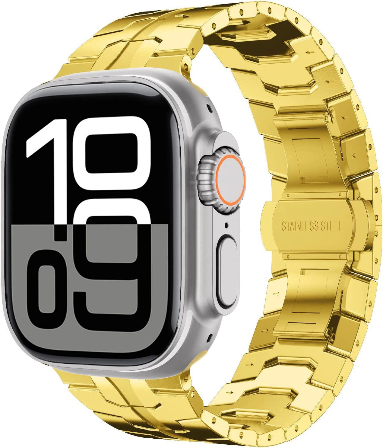 For Apple Watch Series 10 46mm Strap Stainless Steel Bracelet For Iwatch 10 9 Ultra 49mm 42mm 45mm Correa Metal Business Correa