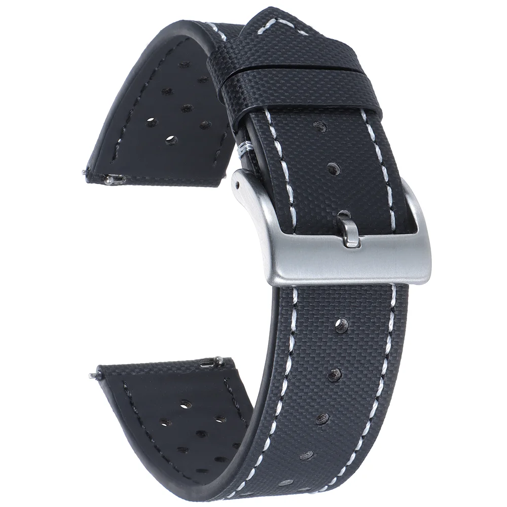 18/20/22mm Nylon Quick Release Waterproof Oxford Watchbands Sailcloth Straps for Omega for Blancpain for Seiko Watches Men Women