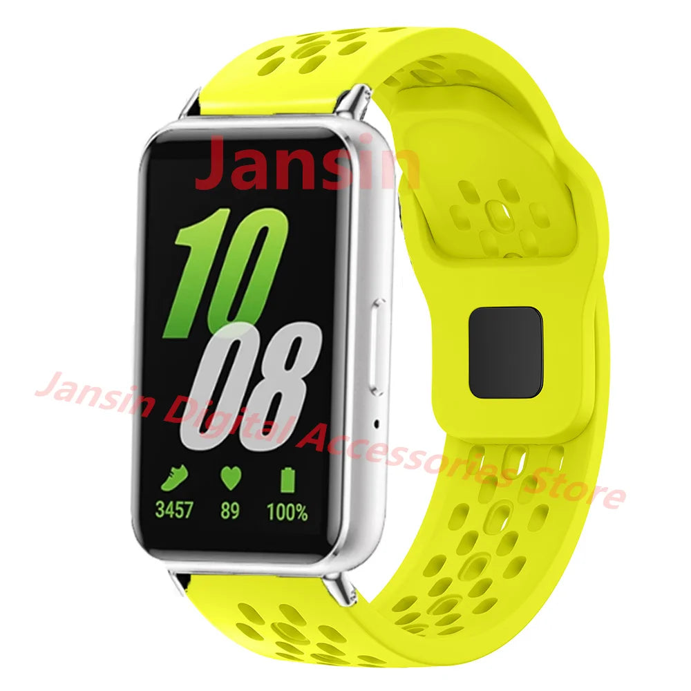 Silicone Band For Samsung Galaxy Fit 3 Strap Sport Wristband Correa For Samsung Galaxy Fit3 Bracelet Accessories Watchband
