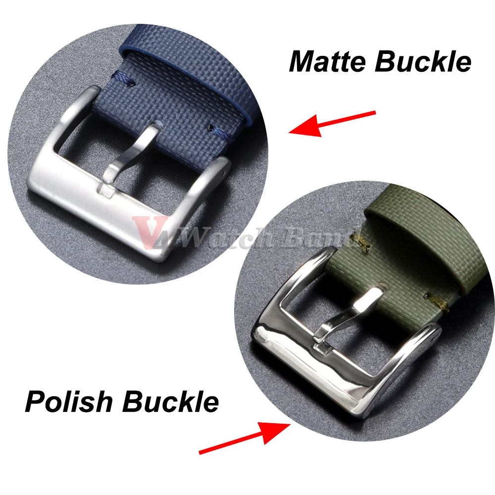 Qucik Release Quality Sailcloth Watch Strap 18/20/22mm for Tag Heuer for Seiko for Omega Waterproof Fabric Oxford Leather Band