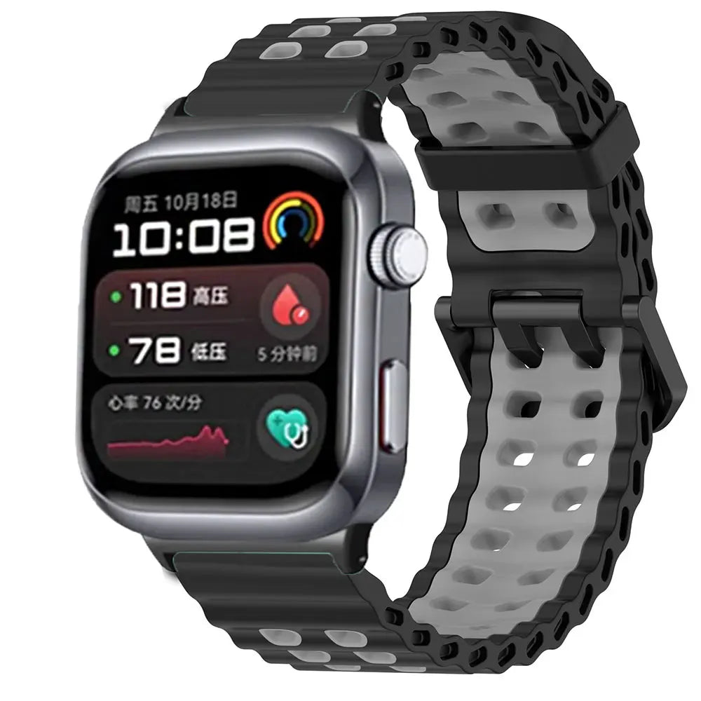 For Huawei Watch D2 Strap Silicone Wristband Accessories Correa For Huawei Watch D2 Smartwatch Bracelet Metal Connector Band