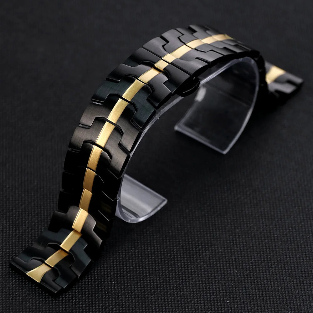 Metal Strap For Samsung Galaxy Watch 7 6 5 4 40 44mm 5pro 45mm Band Stainless Steel Business Metal For Omega MoonSwatch Correa