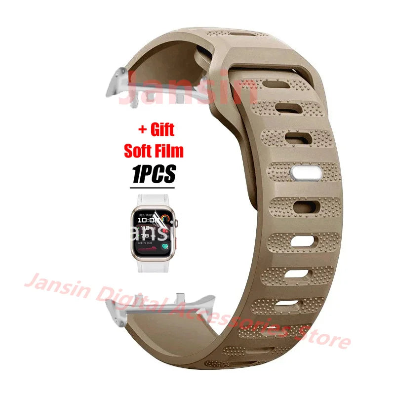 Silicone Band For Huawei Watch D2 Correa Screen Protector Film For Huawei Watch D2 Bracelet Replaceable Sport Band Accessories