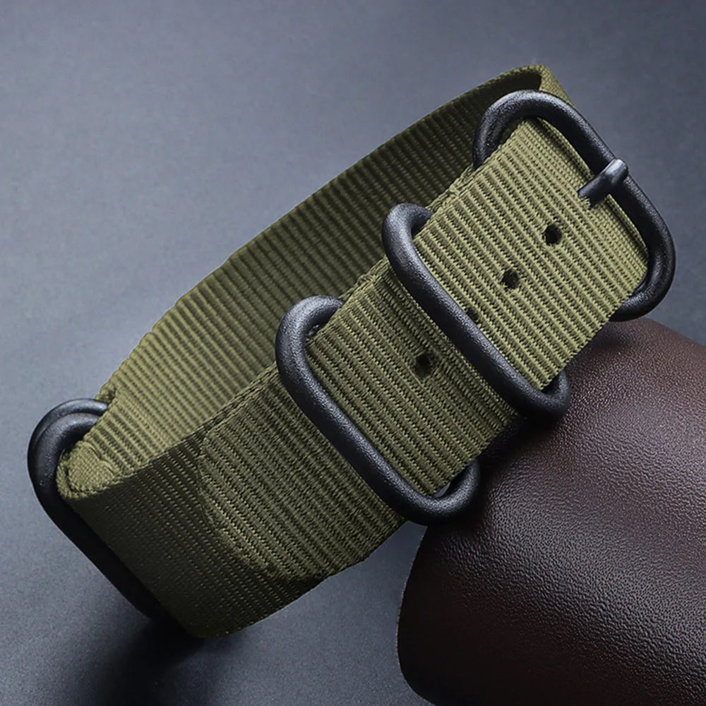 18mm 20mm 22mm Strap for Seiko High Quality Nylon Watch Band Army Sport Bracelet Replacement for Omega Military Casual Watchband