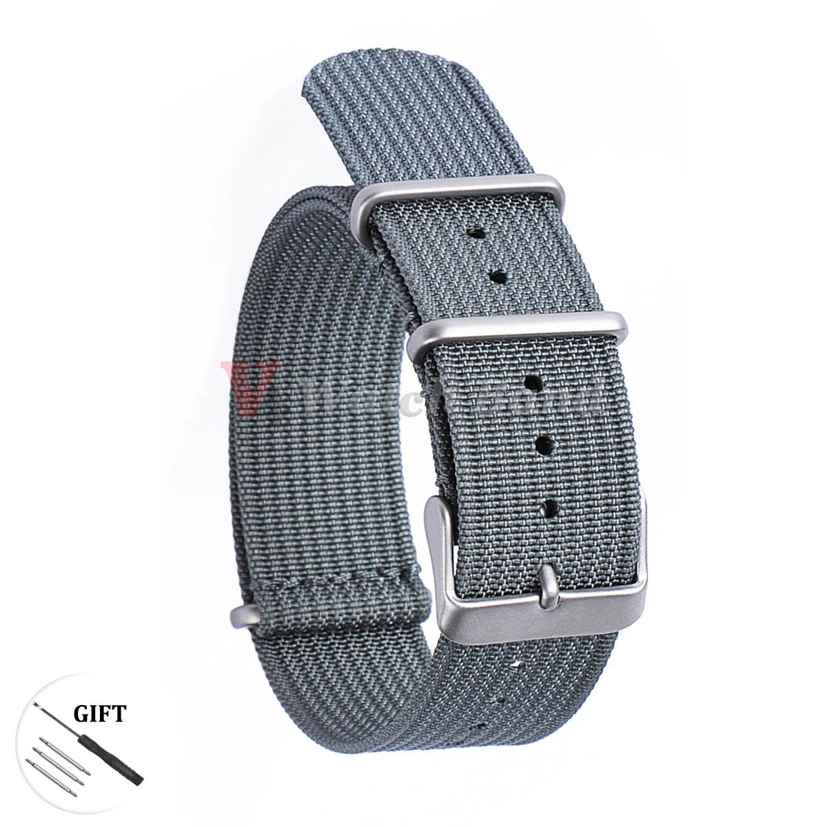 20mm 22mm Nylon Watchband for Seiko Military Braid Ribbed Men Sport Bracelet for Huawei Gt2/3 Strap for Samsung Galaxy Watch 3/4