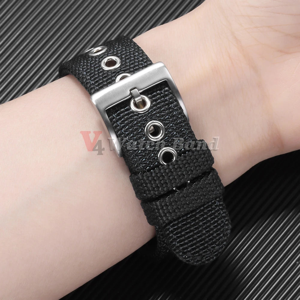 Quick Release Nylon Strap 20 22mm for Tudor for Omega Watch Band Woven Canvas Fabric Band for Seiko Men Military Sport Bracelet