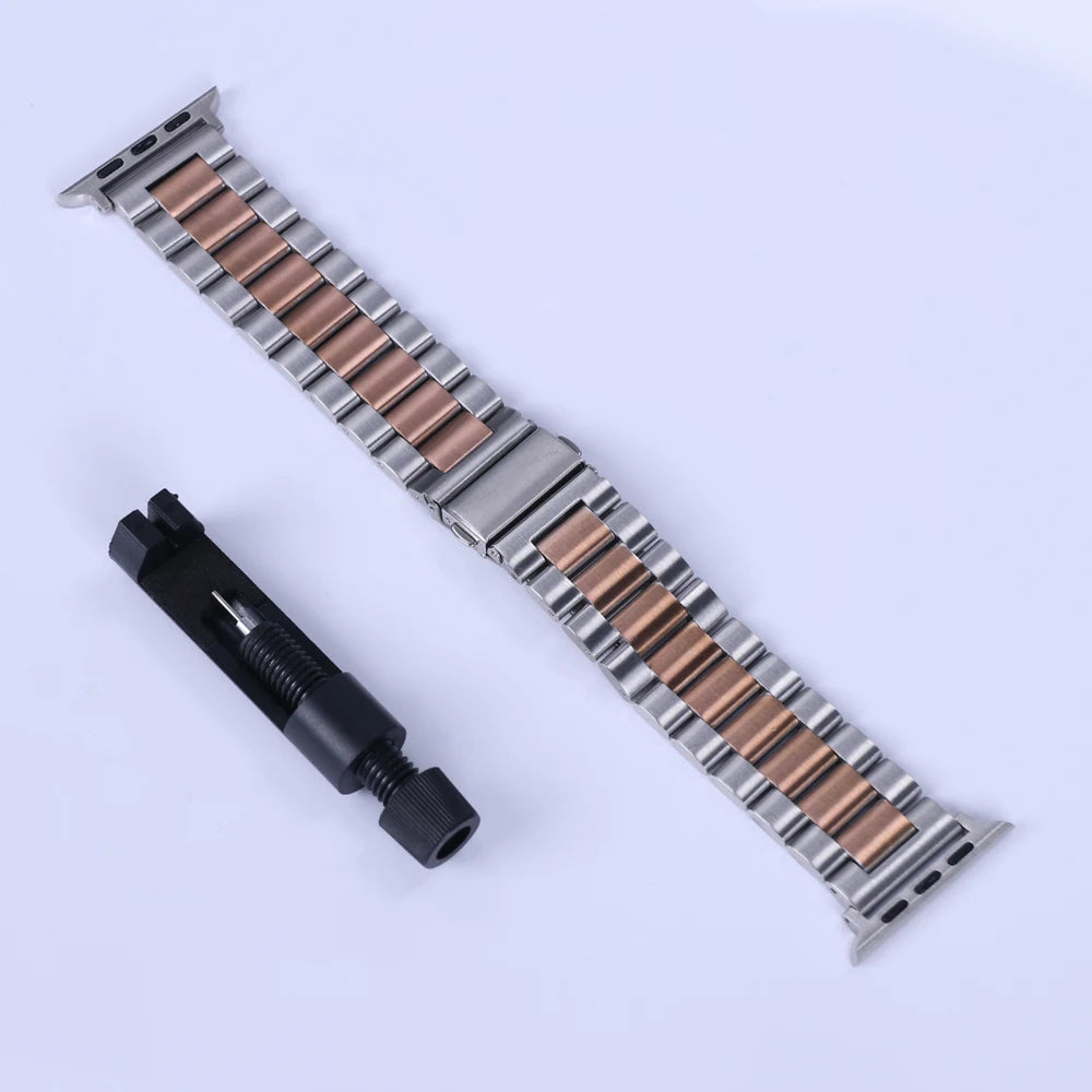 Metal Strap For Apple Watch Band 49mm 45mm 41mm 46mm 44mm Stainless Steel Correa Bracelet belt iwatch 42mm series 7 6 SE 8 Ultra