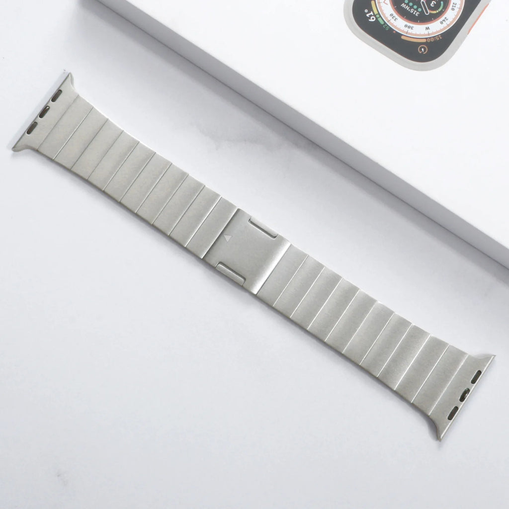 Band for Apple Watch Ultra 49mm Series 10 8 7 6 SE 5 Link bracelet stainless steel strap for iWatch Magnet buckle 46 45 44 42mm