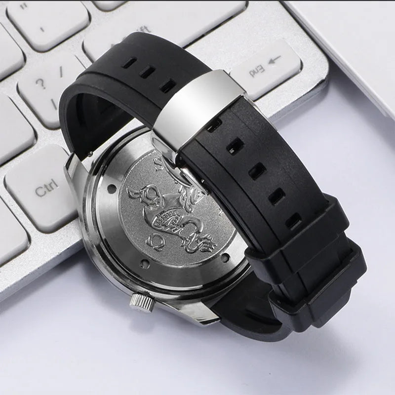 Quick Release Rubber Watch Strap for Omega Replace Bracelet for Tissot for Citizen for Seiko20mm 22mm 24mm Premium Silicone Band