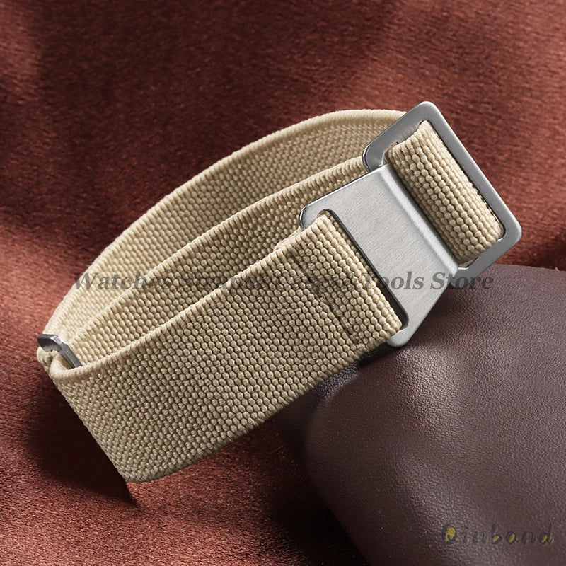 Elastic Nylon Watch Band for Seiko for Omega Sports Bracelets 18mm 20mm 22mm for Huawei Watch GT5/GT4/GT3 Parachute Watch Straps
